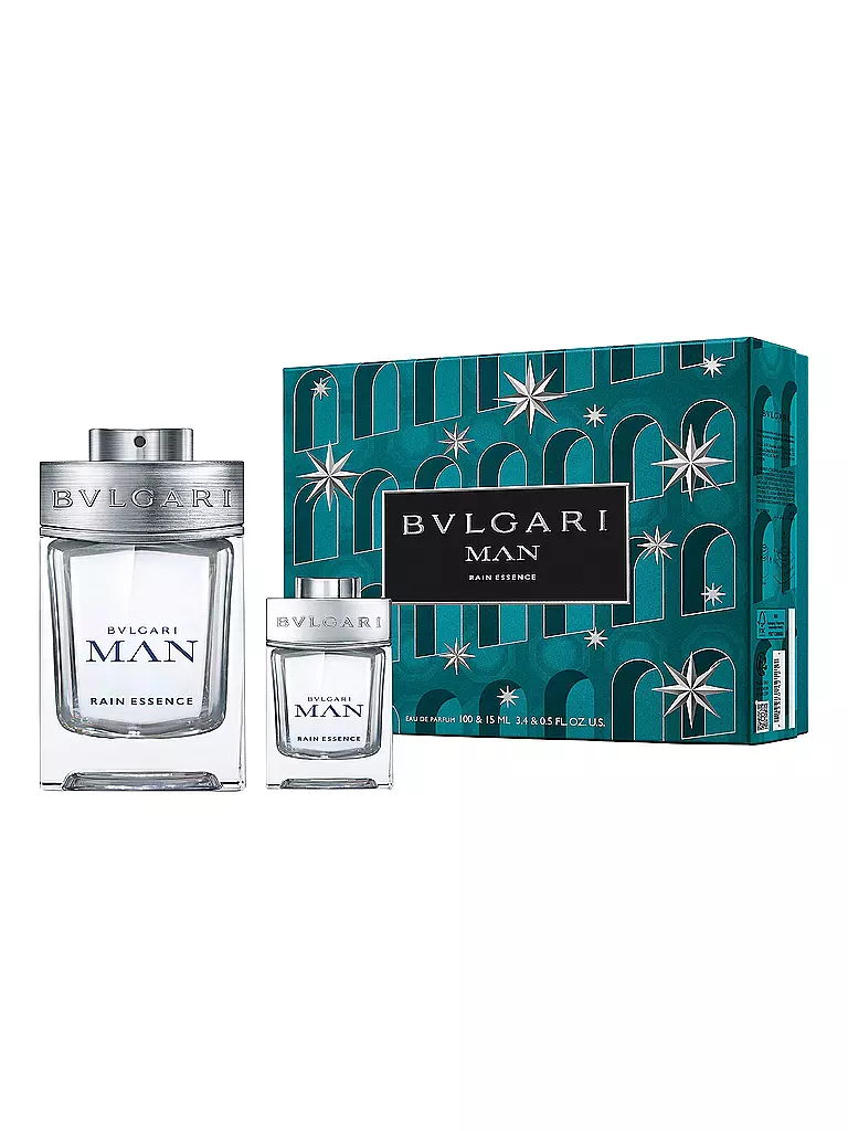 BVLGARI | Geschenkset - Man Rain Essence Eau de Parfum 100ml / 15ml | keine Farbe