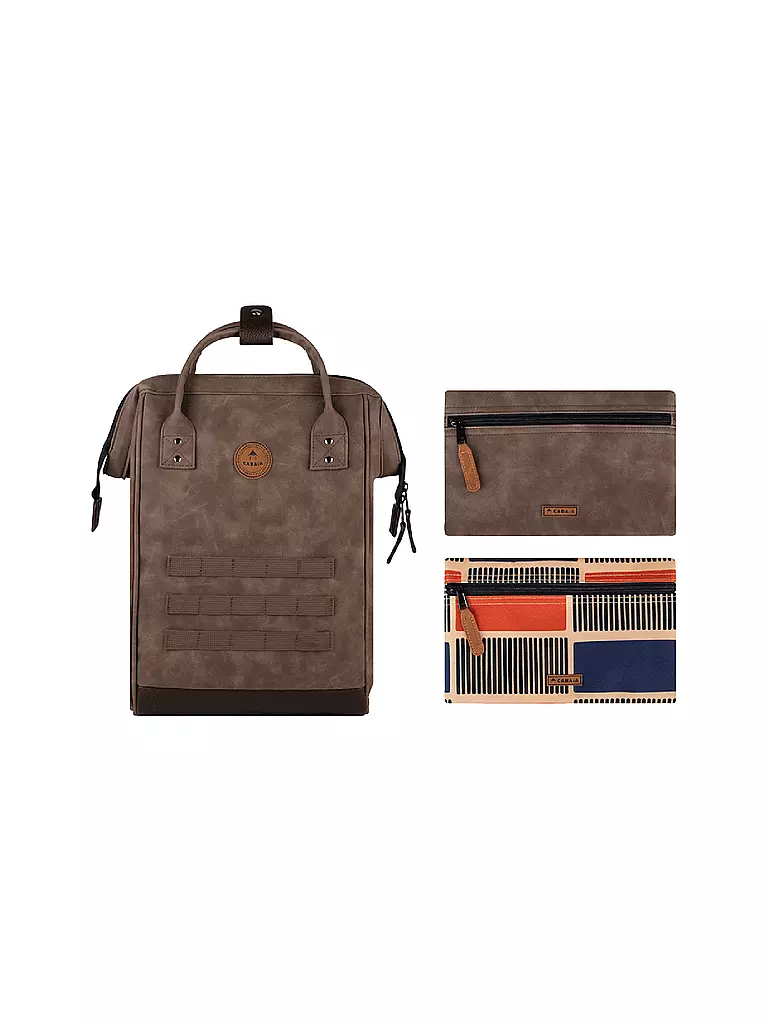 CABAIA | Rucksack ADVENTURER PAPEETE medium | braun