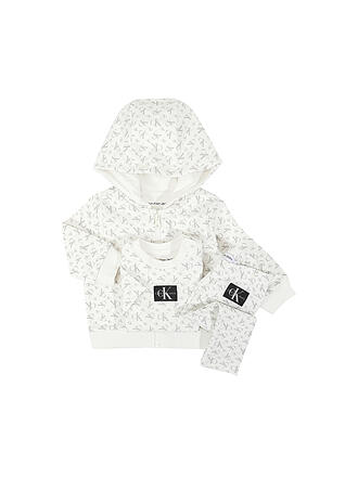 CALVIN KLEIN JEANS | Baby Set 3-teilig Sweatjacke, T-Shirt und Hose