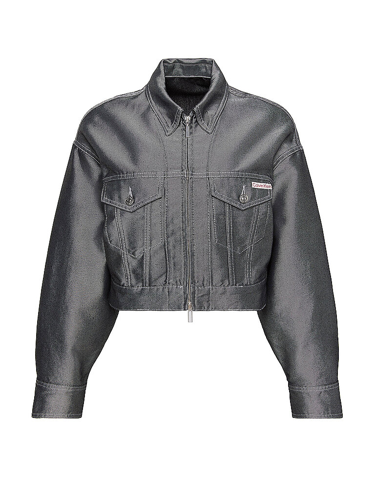 CALVIN KLEIN JEANS Jeansjacke  grau | S