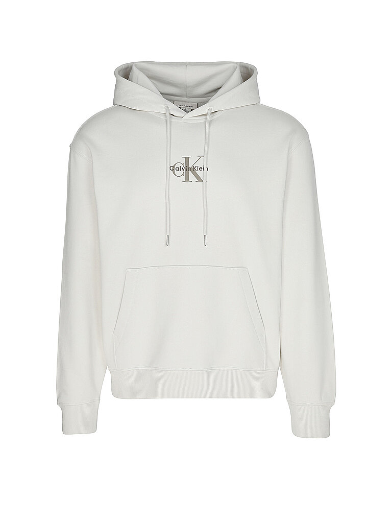 CALVIN KLEIN JEANS Kapuzensweater - Hoodie weiss | XS