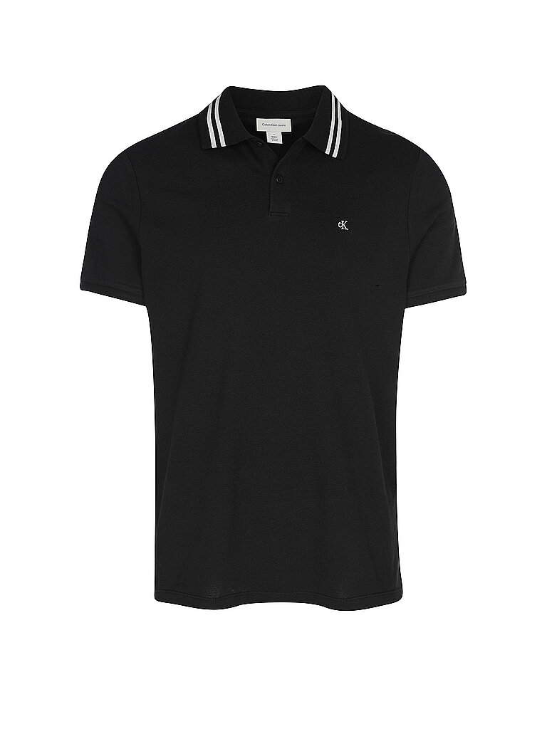 CALVIN KLEIN JEANS Poloshirt  schwarz | S