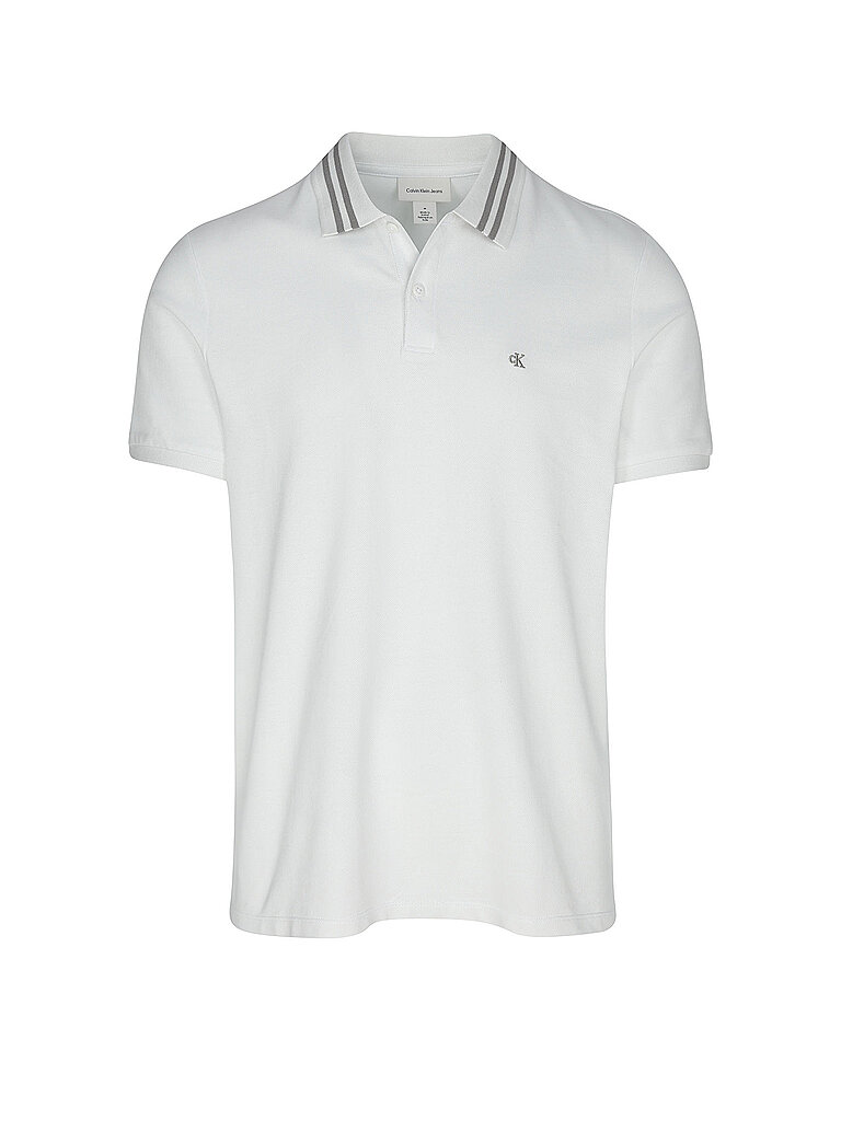 CALVIN KLEIN JEANS Poloshirt  weiss | S