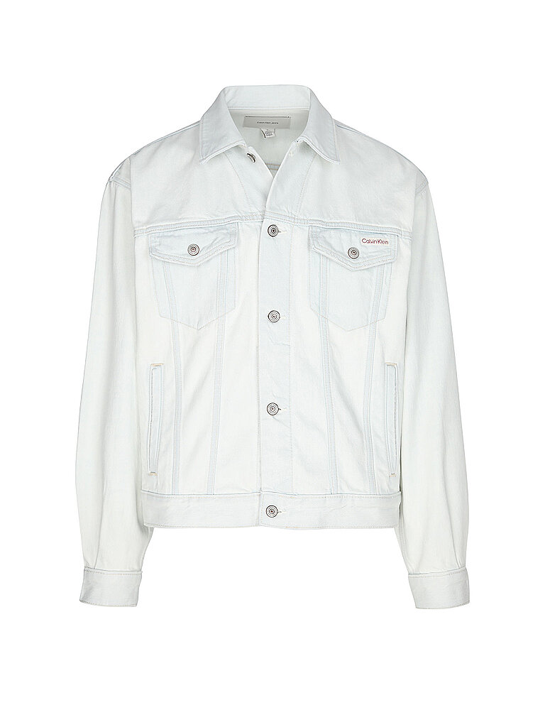 CALVIN KLEIN JEANS Jeansjacke hellblau | L