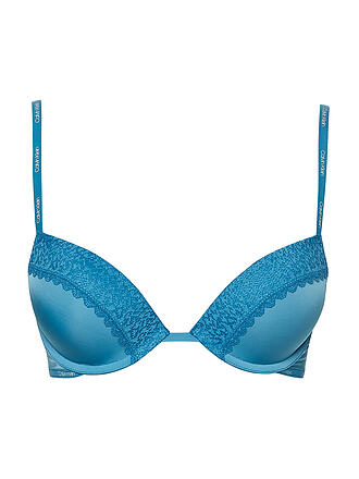 CALVIN KLEIN | Push Up Plunge BH Flirty blue