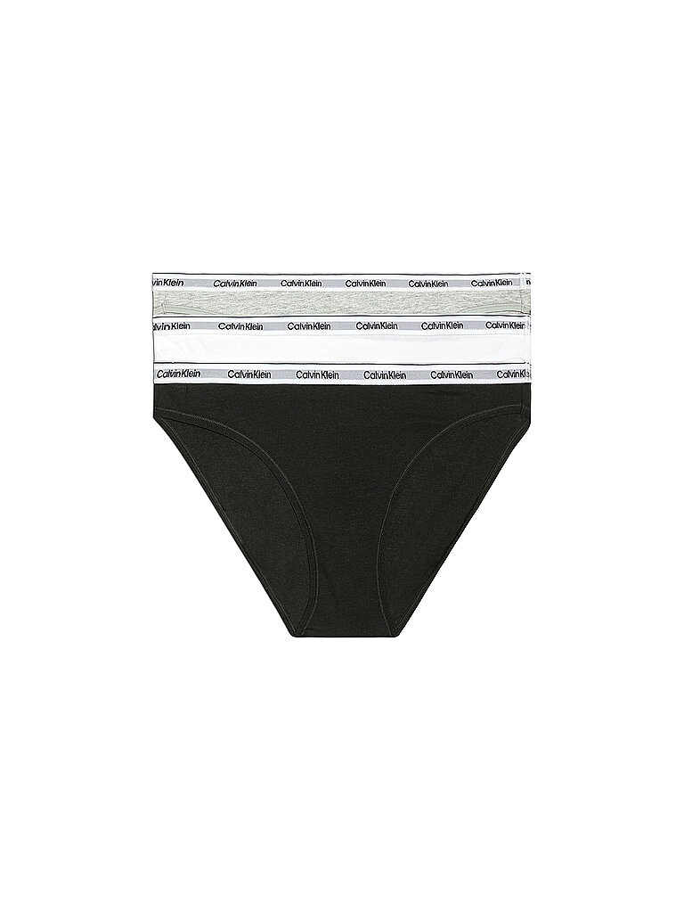 CALVIN KLEIN Slips 3er Pkg. multi  grau | XS