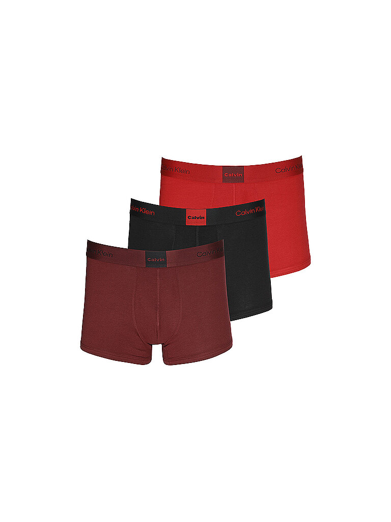 CALVIN KLEIN Pants 3er Pkg. multi dunkelrot | XL