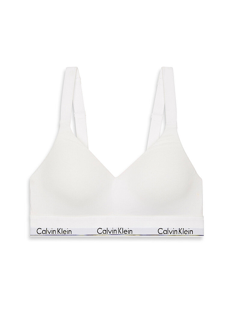 CALVIN KLEIN Bustier white weiss | XS
