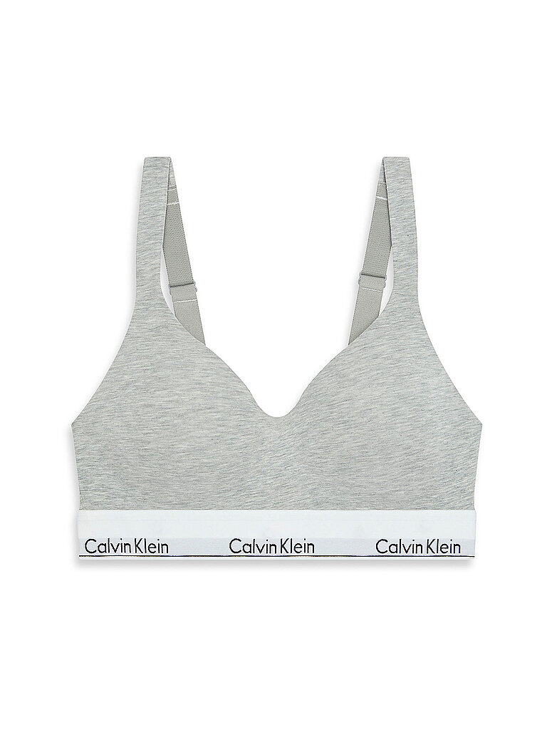 CALVIN KLEIN Bustier grey hellgrau | XS