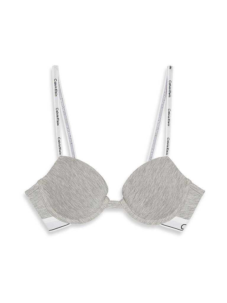 CALVIN KLEIN Push Up BH grey hellgrau | 32A
