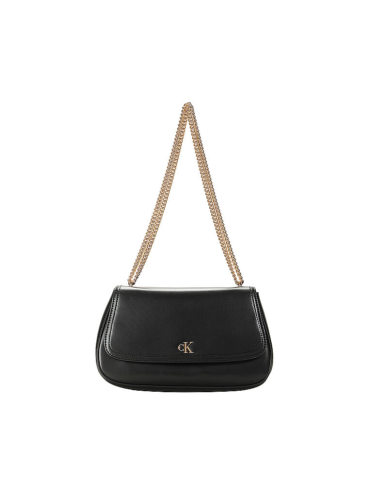 CALVIN KLEIN Tasche - Schultertasche Medium  schwarz