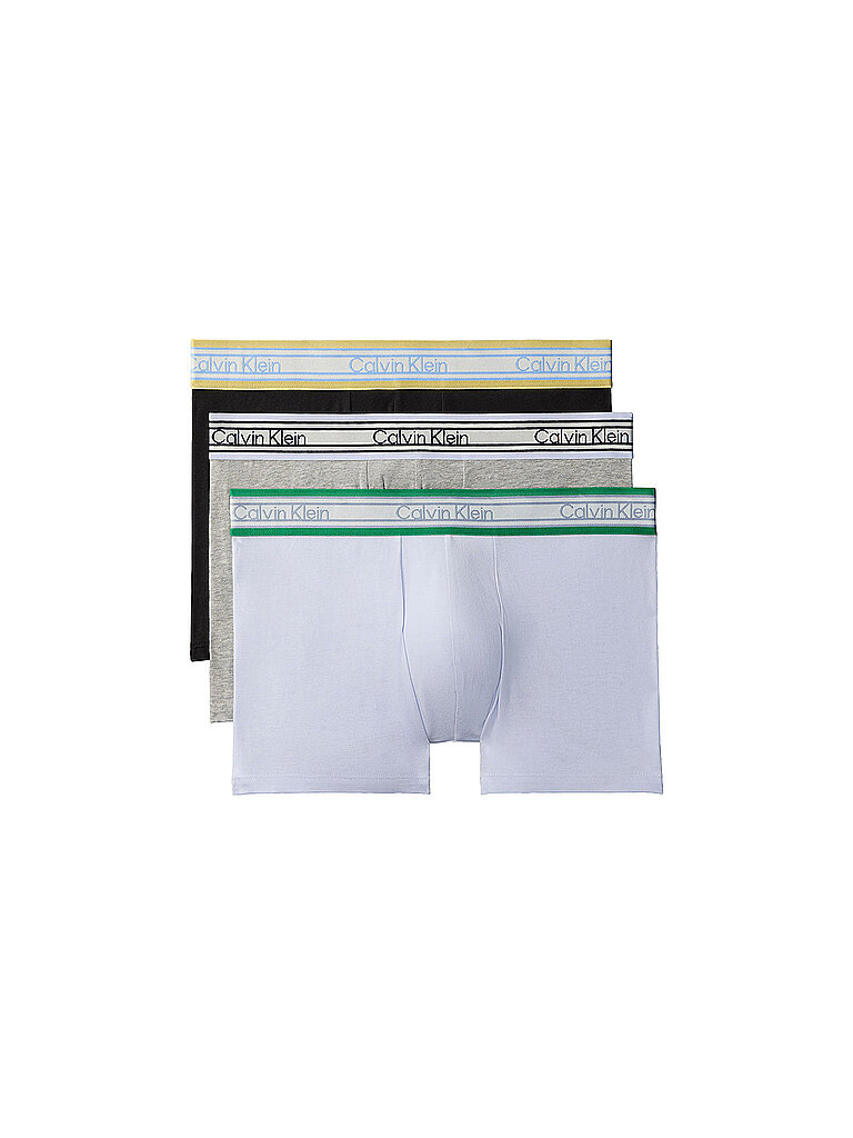 CALVIN KLEIN Pants 3er Pkg. purple blau | S