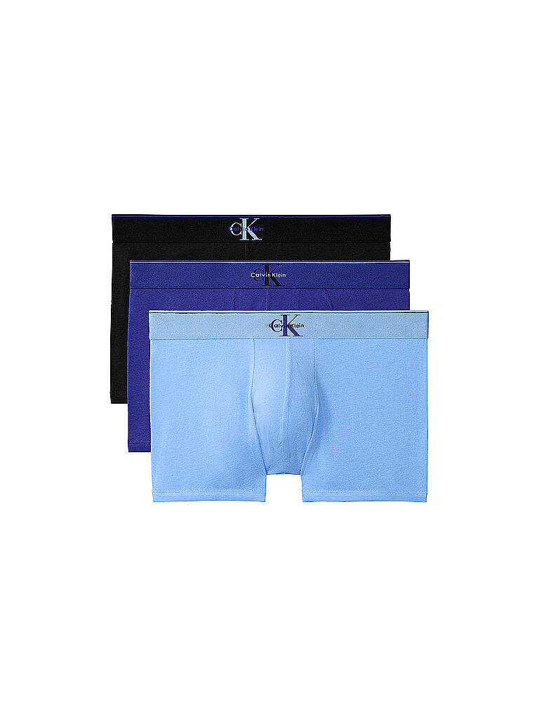 CALVIN KLEIN Pants 3er Pkg. blue blau | S