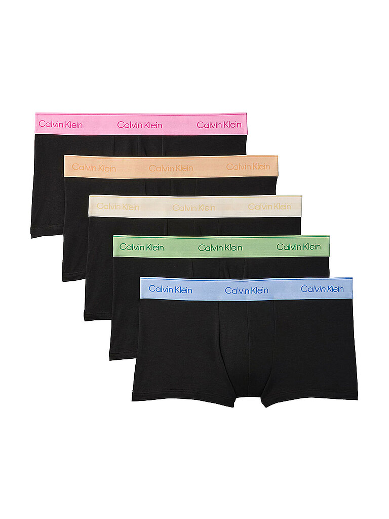 CALVIN KLEIN Pants 5er Pkg. purple schwarz | L