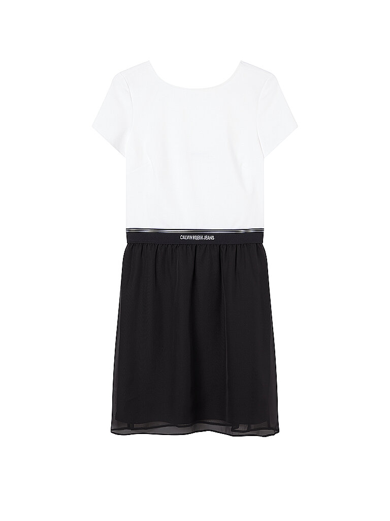 CALVIN KLEIN JEANS Kleid  weiß | XS