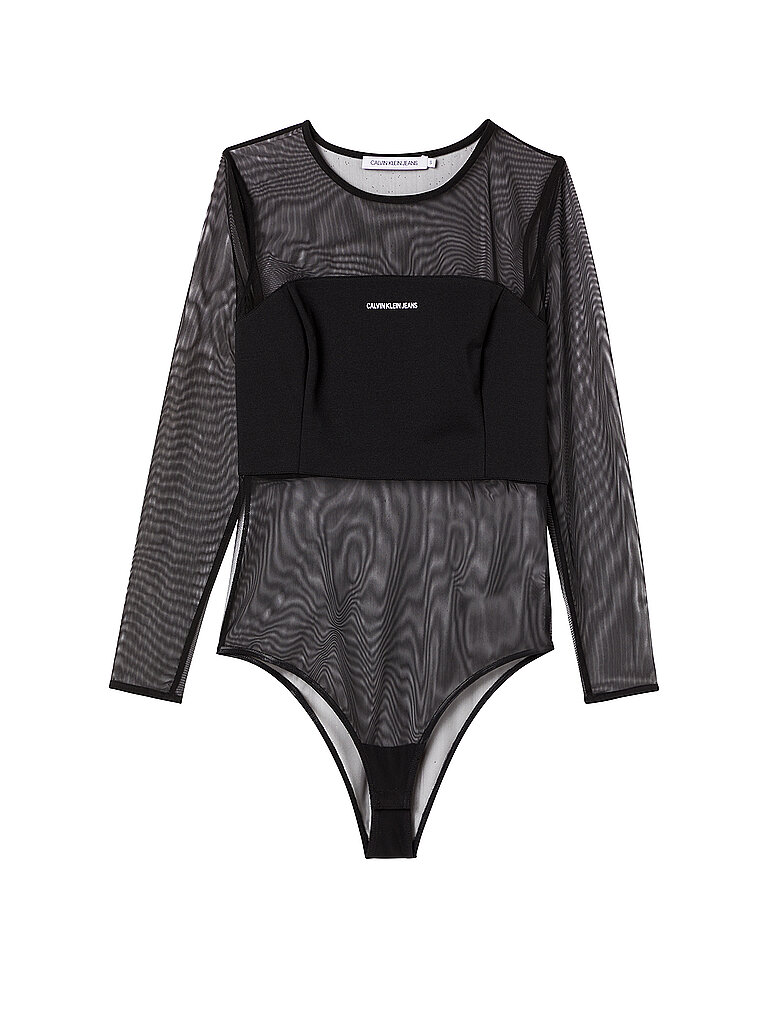 CALVIN KLEIN JEANS Meshbody schwarz | XS