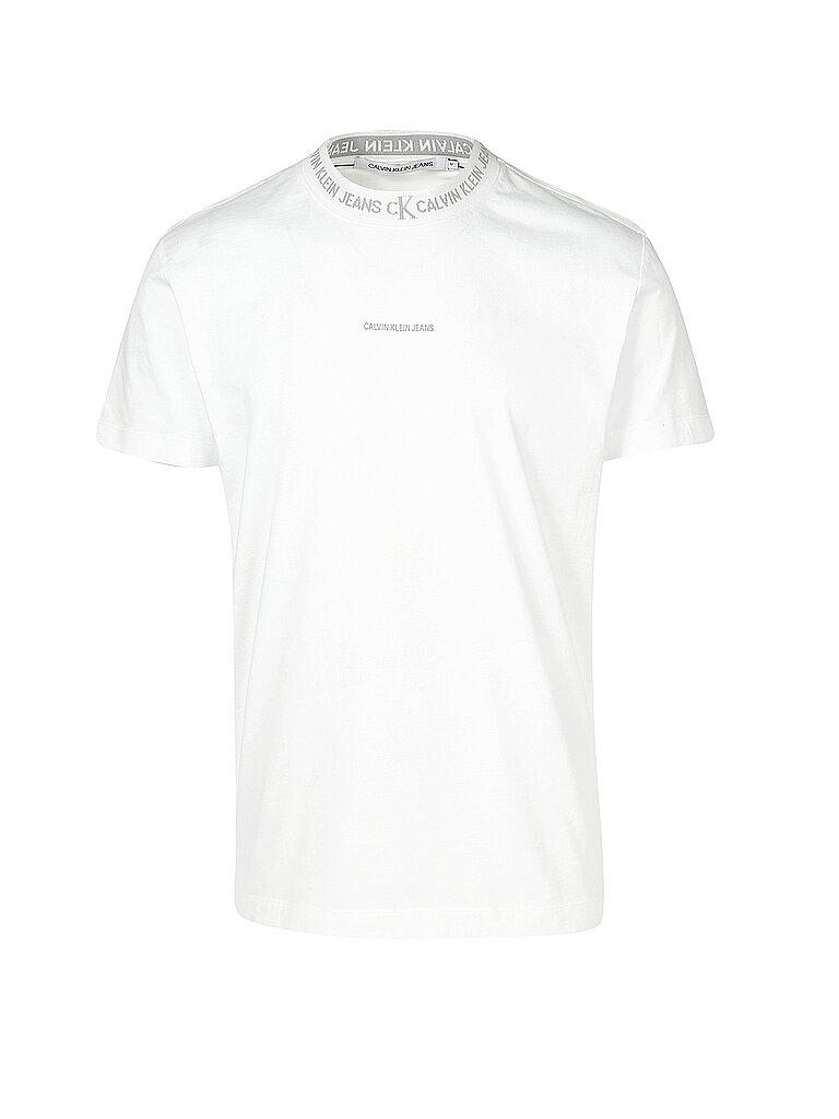 CALVIN KLEIN JEANS T Shirt  weiß | XS