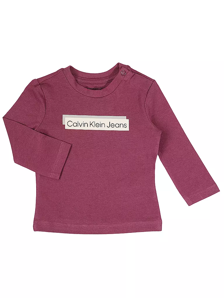 CALVIN KLEIN JEANS | Baby Langarmshirt | beere
