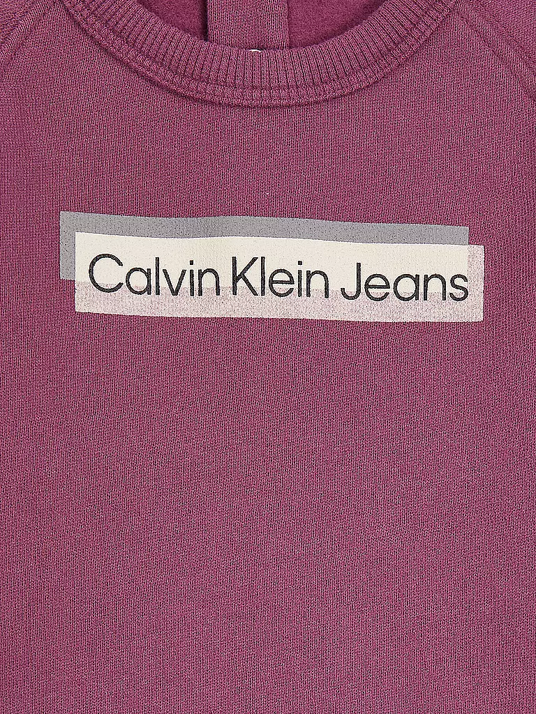 CALVIN KLEIN JEANS | Baby Set Sweater und Hose | beere
