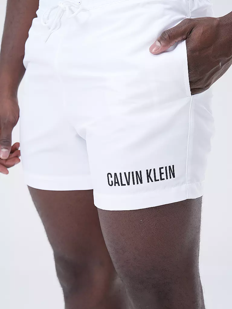 CALVIN KLEIN JEANS | Badeshorts  | weiss