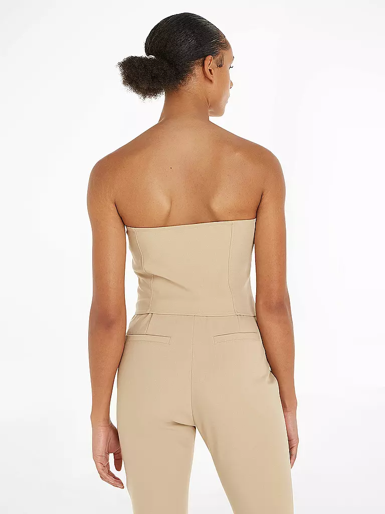 CALVIN KLEIN JEANS | Bustier Top | beige