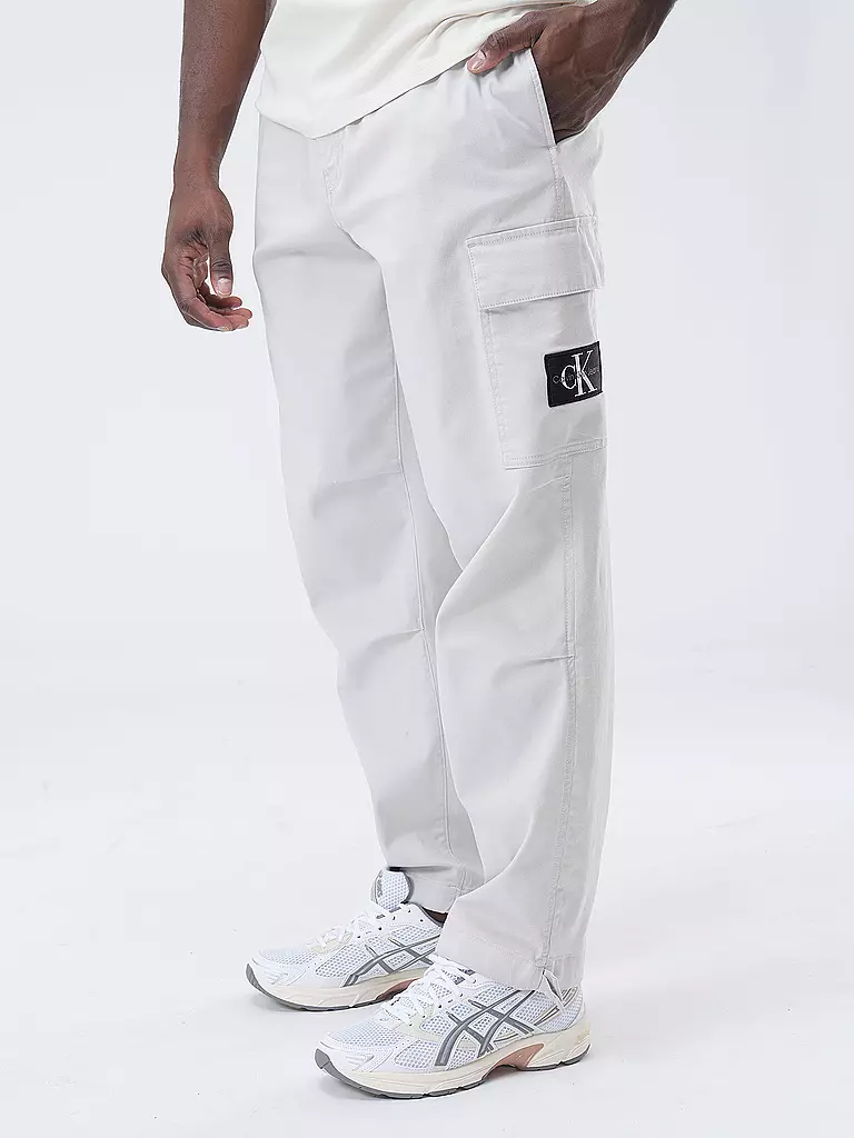 CALVIN KLEIN JEANS | Cargohose | weiss
