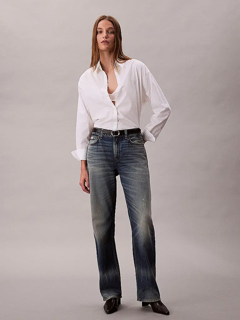 CALVIN KLEIN JEANS | Hemdbluse  | weiss