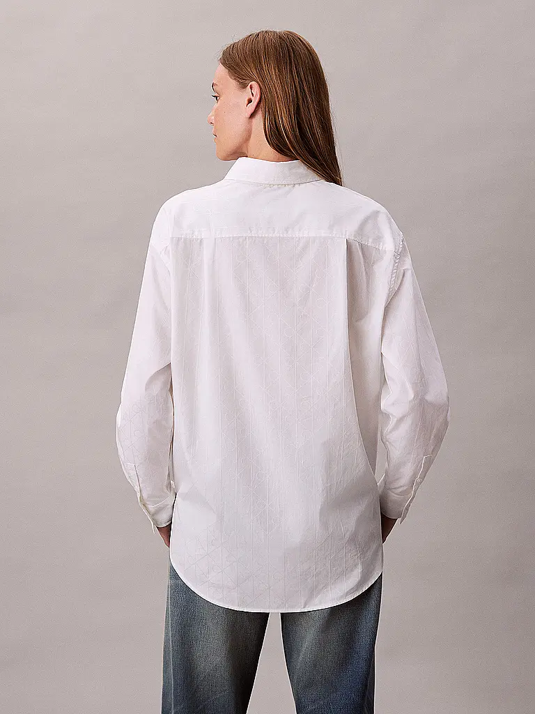 CALVIN KLEIN JEANS | Hemdbluse  | weiss
