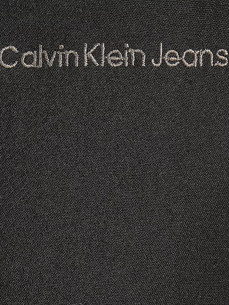CALVIN KLEIN JEANS | Highwaist Hose Slim Fit | schwarz