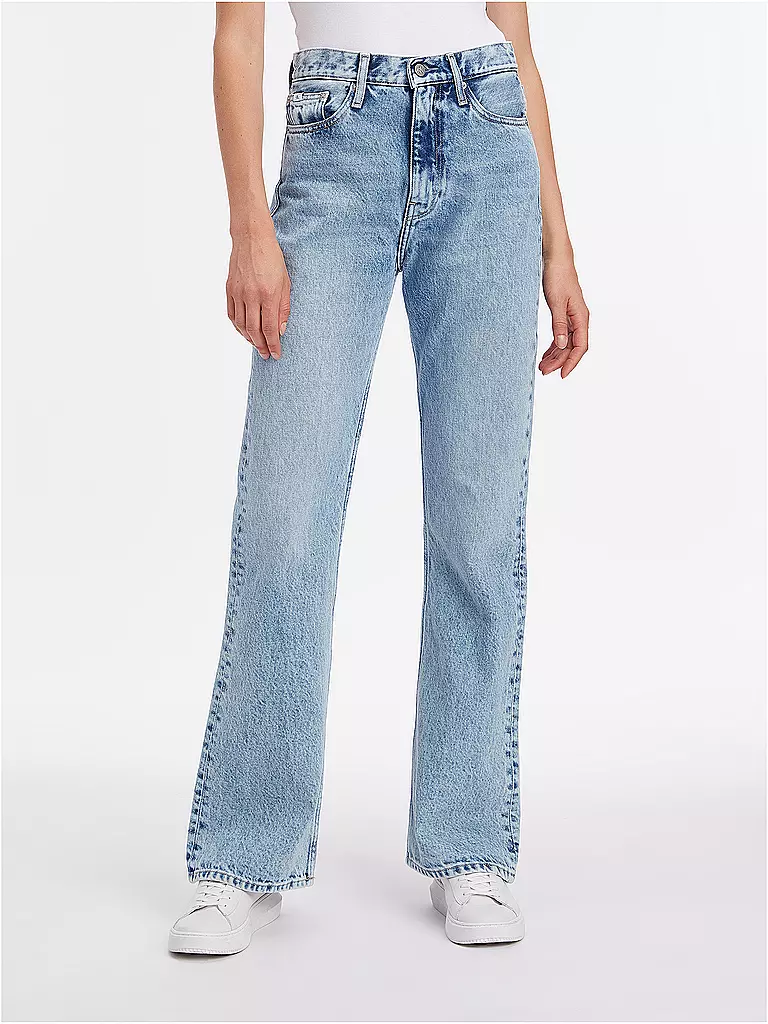 CALVIN KLEIN JEANS | Highwaist Jeans Flared Fit | hellblau