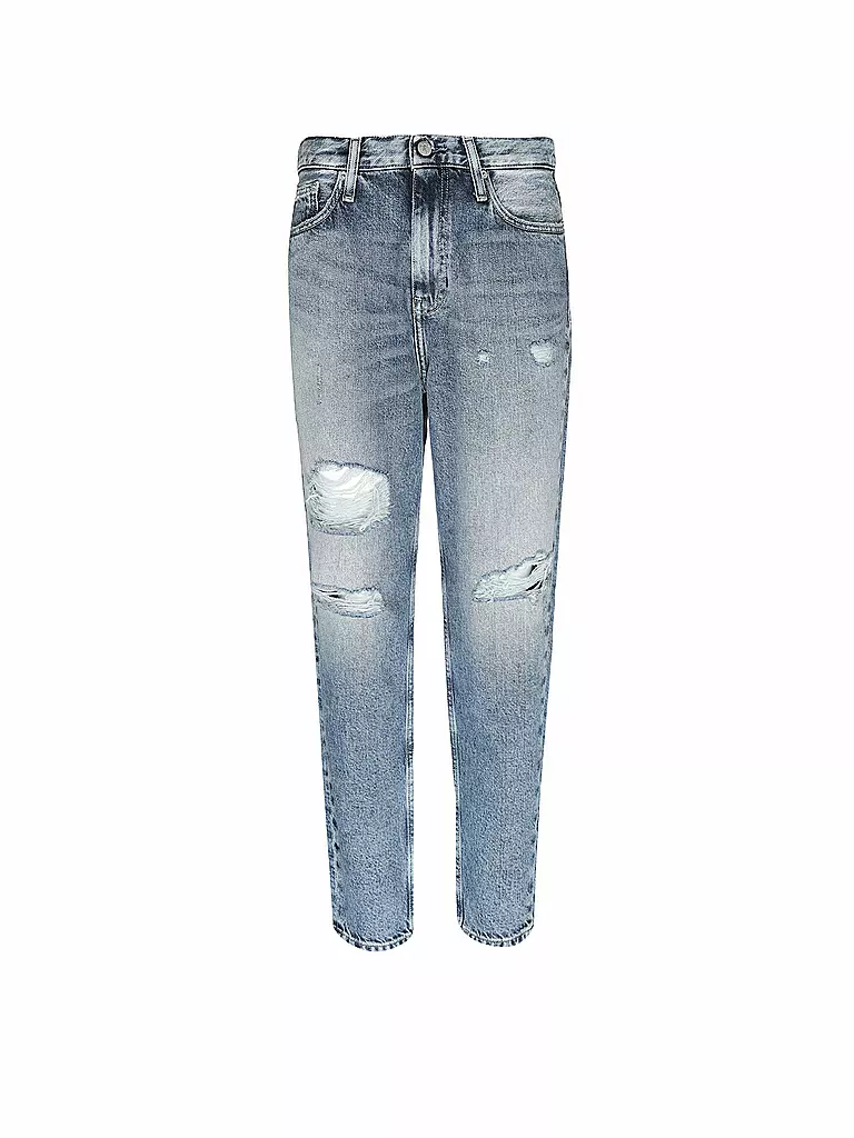 CALVIN KLEIN JEANS | Highwaist Jeans Mom Fit | blau