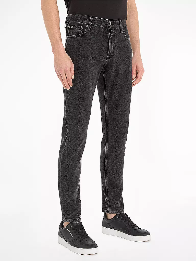 CALVIN KLEIN JEANS | Jeans Tapered Fit | schwarz