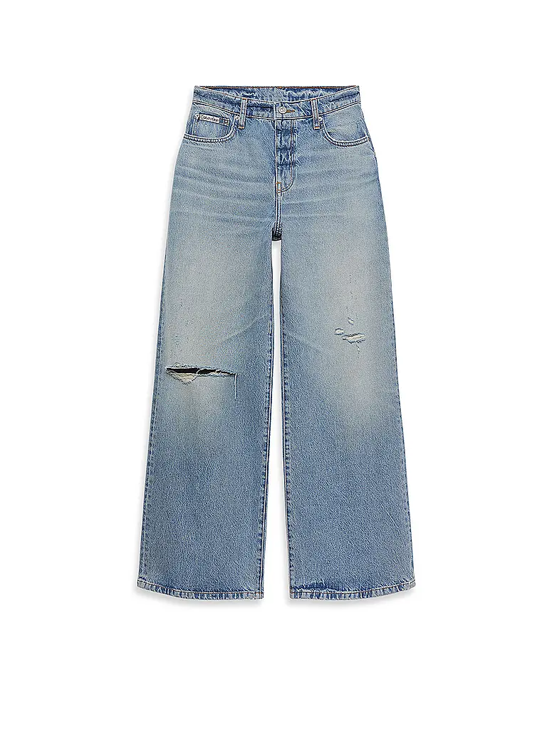 CALVIN KLEIN JEANS | Jeans Wide Leg  | blau