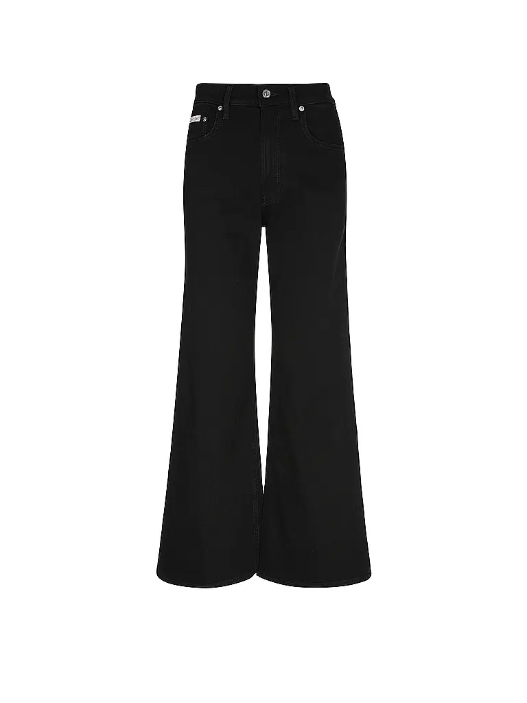 CALVIN KLEIN JEANS | Jeans Wide Leg  | schwarz
