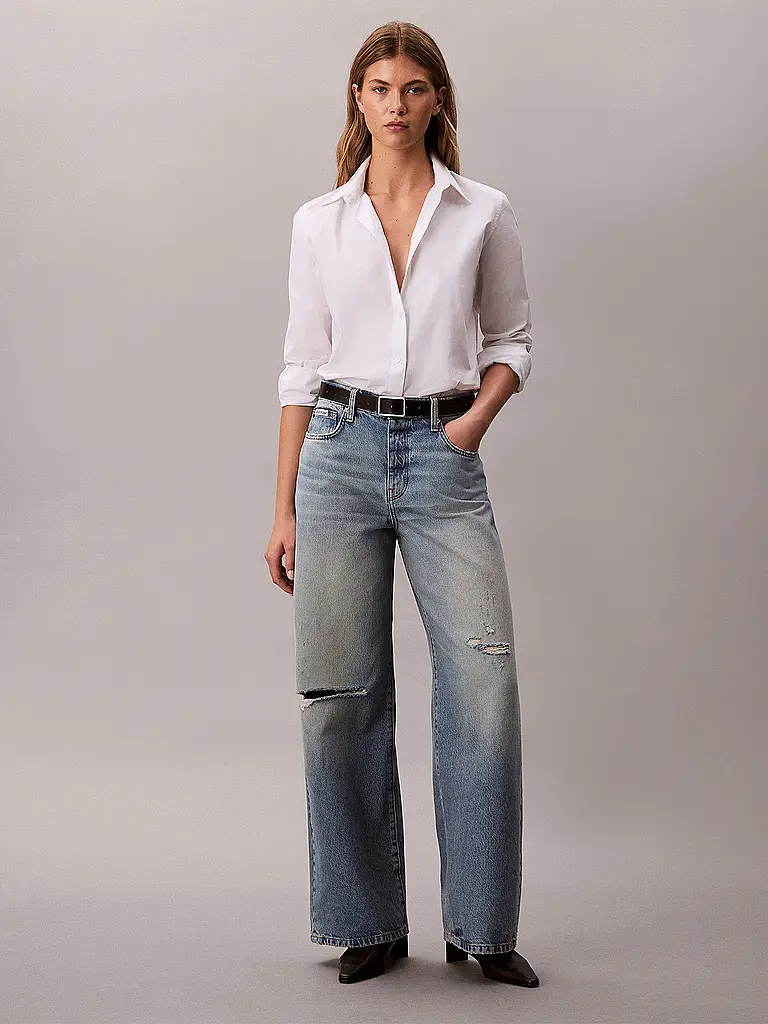 CALVIN KLEIN JEANS | Jeans Wide Leg  | blau