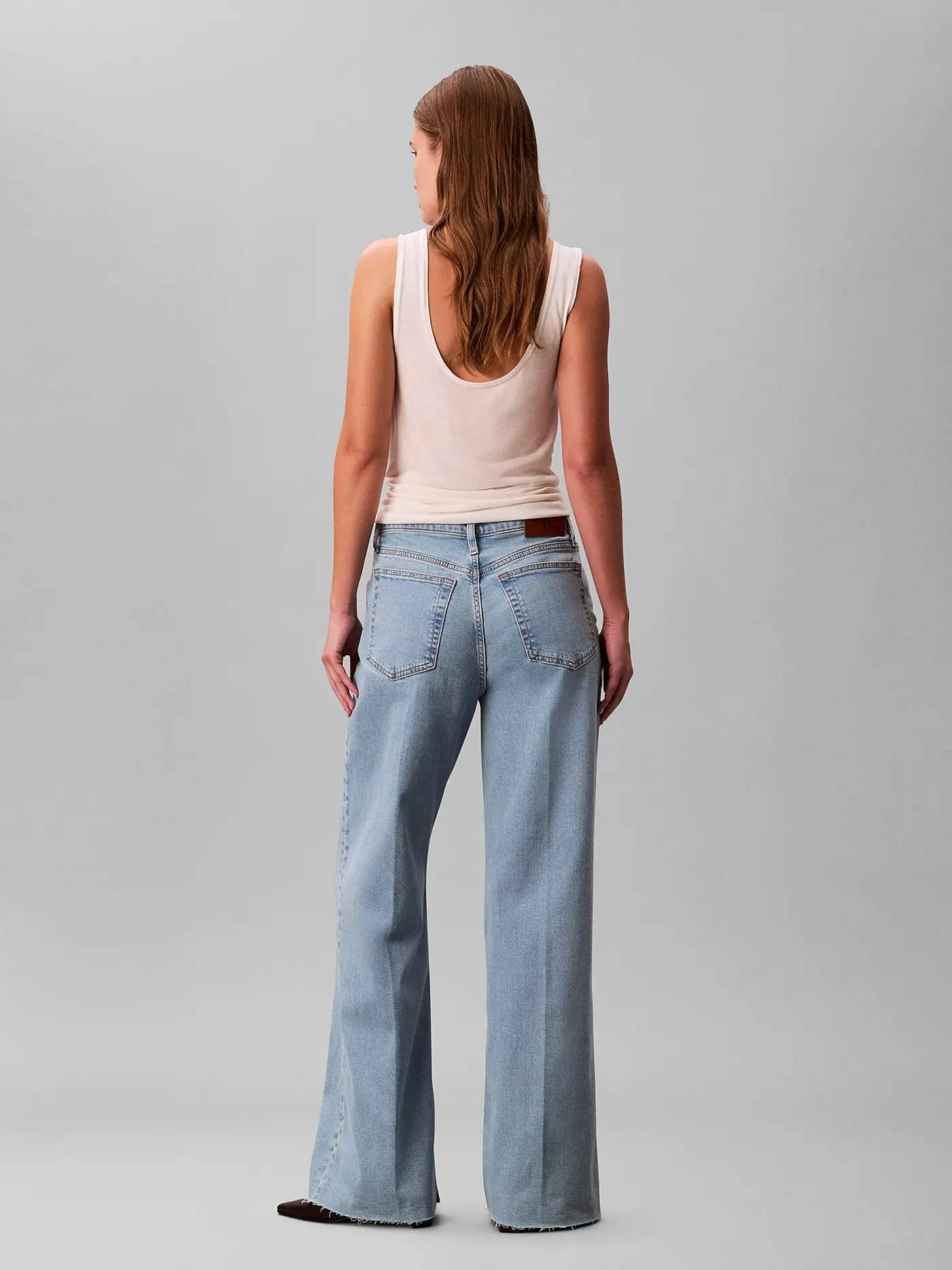 CALVIN KLEIN JEANS | Jeans Wide Leg  | blau