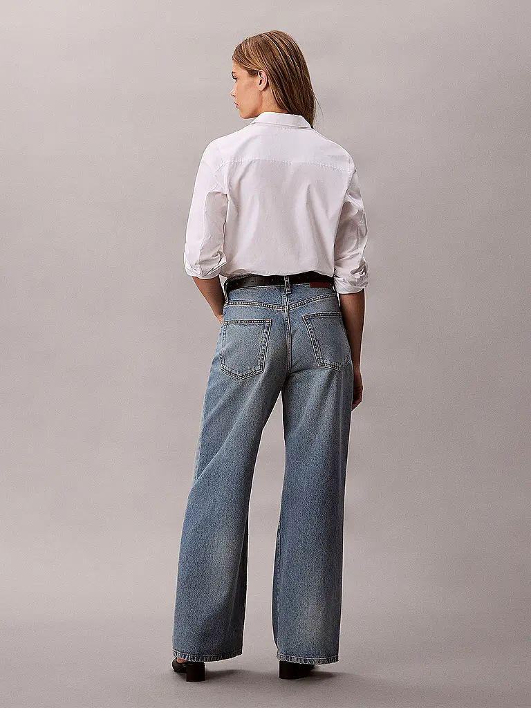 CALVIN KLEIN JEANS | Jeans Wide Leg  | blau