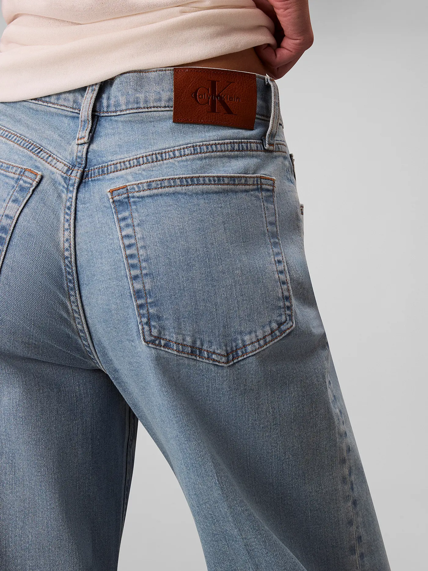CALVIN KLEIN JEANS | Jeans Wide Leg  | blau