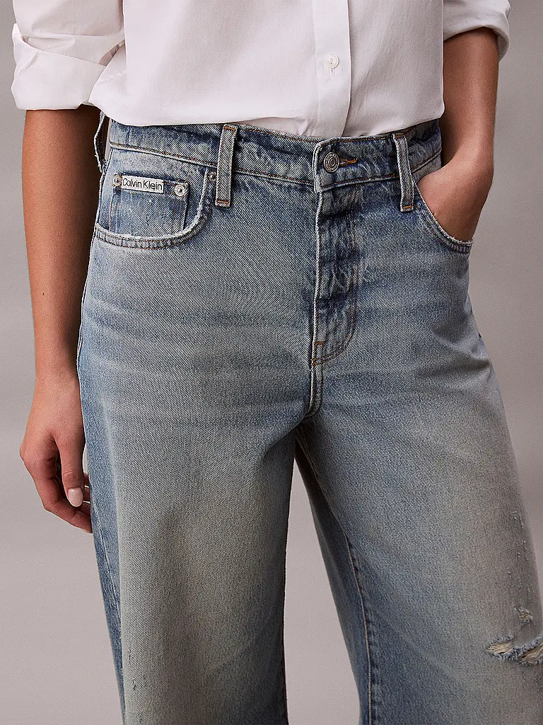 CALVIN KLEIN JEANS | Jeans Wide Leg  | blau