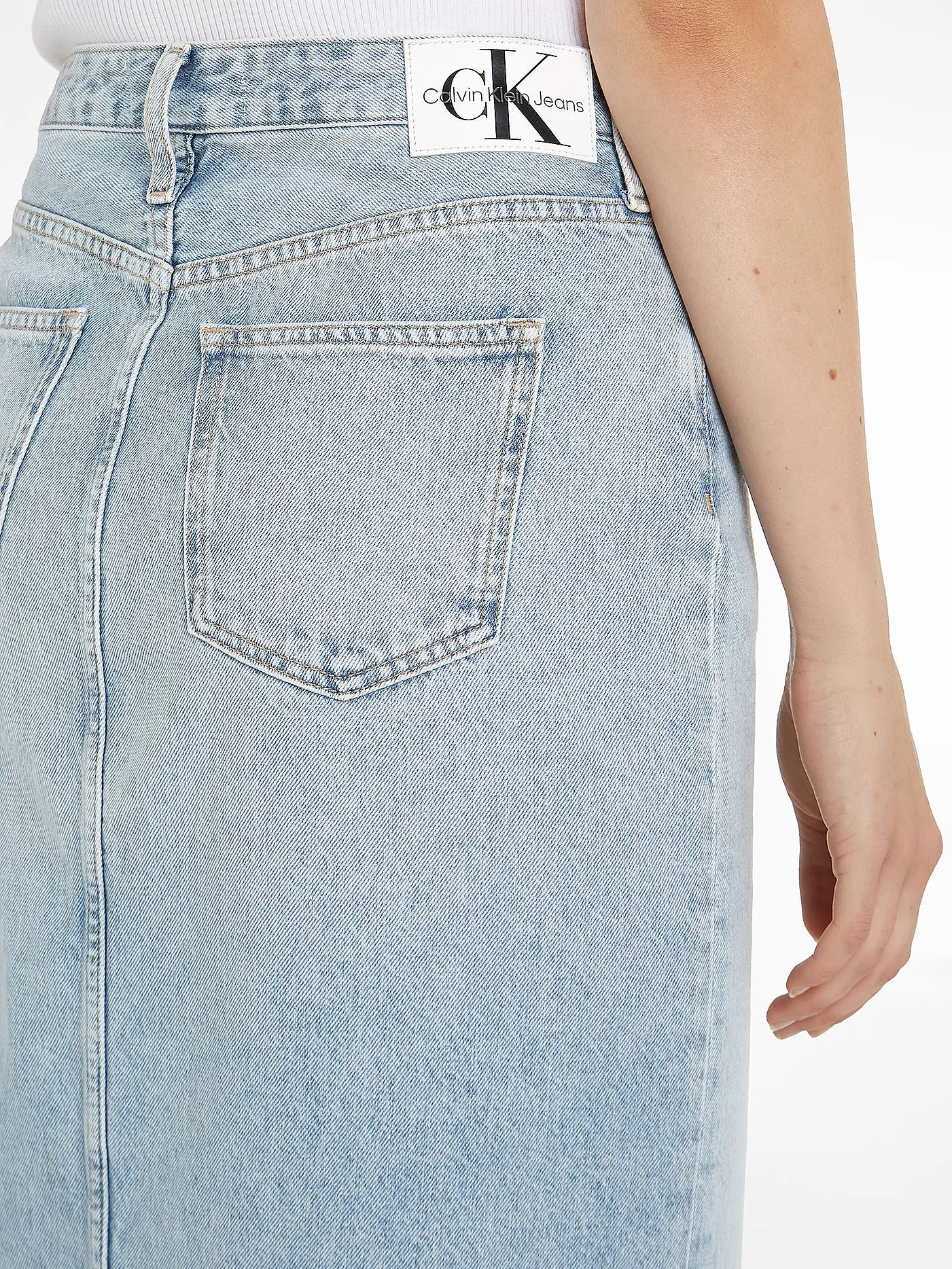 CALVIN KLEIN JEANS | Jeansrock  | hellblau
