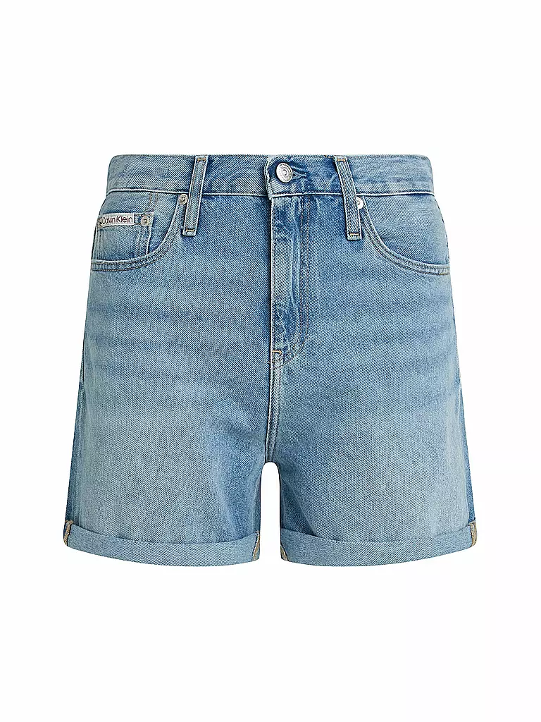 CALVIN KLEIN JEANS | Jeansshorts Mom Fit | hellblau