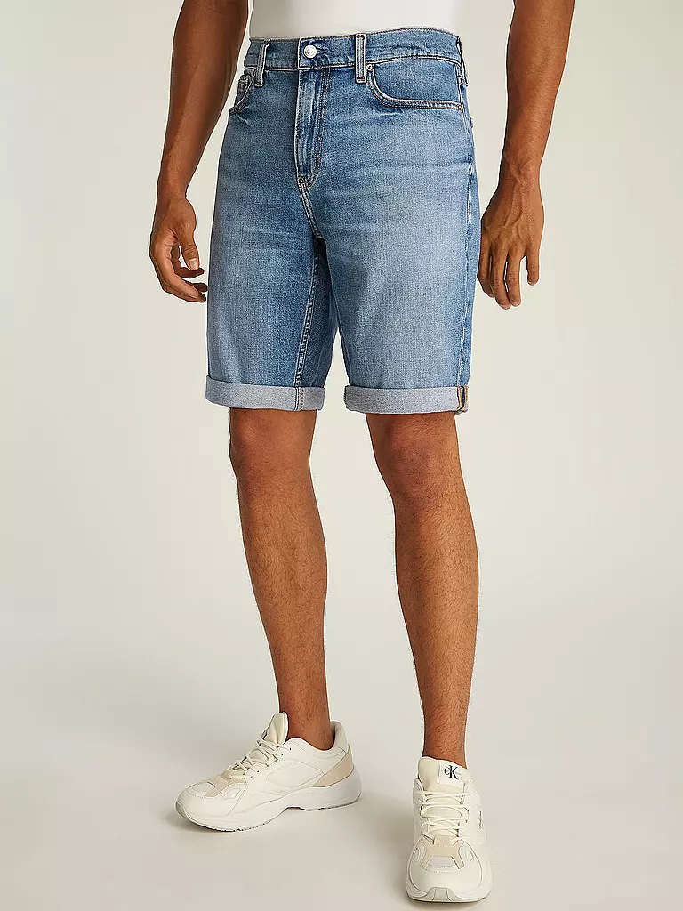 CALVIN KLEIN JEANS | Jeansshorts Slim Fit | hellblau