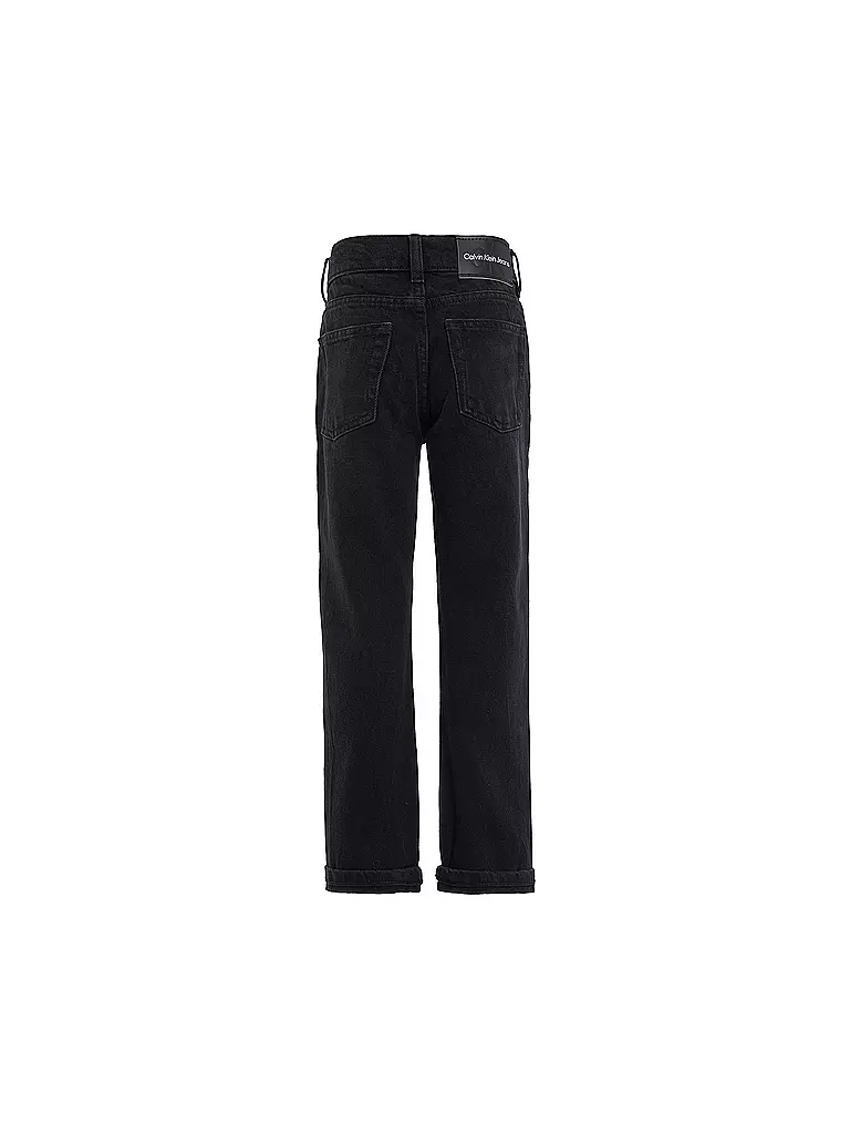 CALVIN KLEIN JEANS | Jungen Jeans Straight Fit  | schwarz