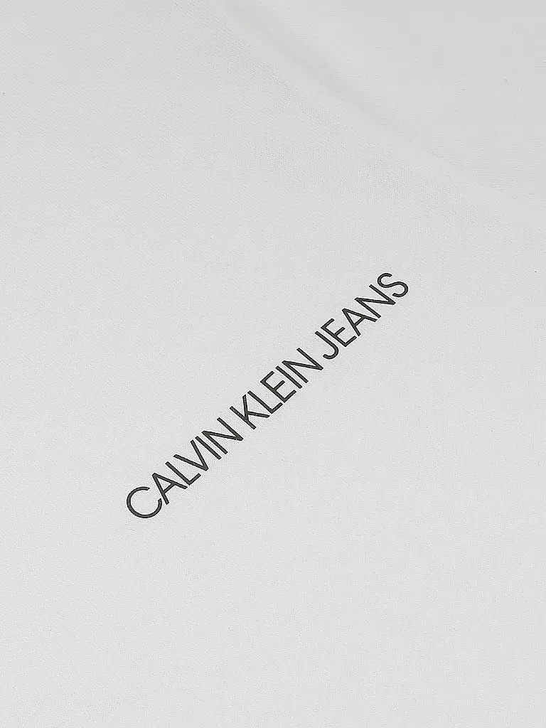 CALVIN KLEIN JEANS | Jungen T-Shirt Regular Fit  | weiss