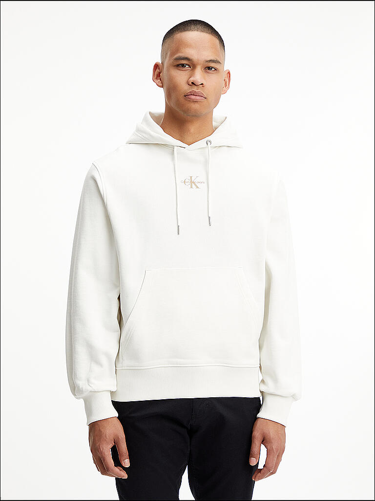 CALVIN KLEIN JEANS | Kapuzensweater - Hoddie  | weiss