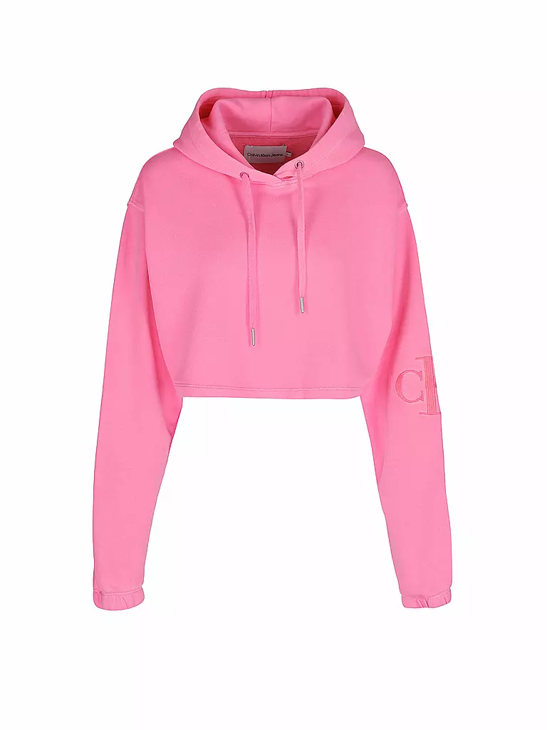 CALVIN KLEIN JEANS | Kapuzensweater - Hoodie Cropped Fit | pink