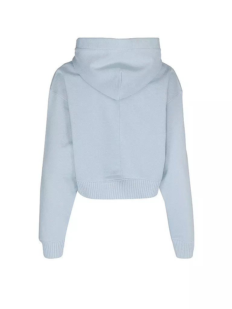 CALVIN KLEIN JEANS | Kapuzensweater - Hoodie Cropped Fit | hellblau