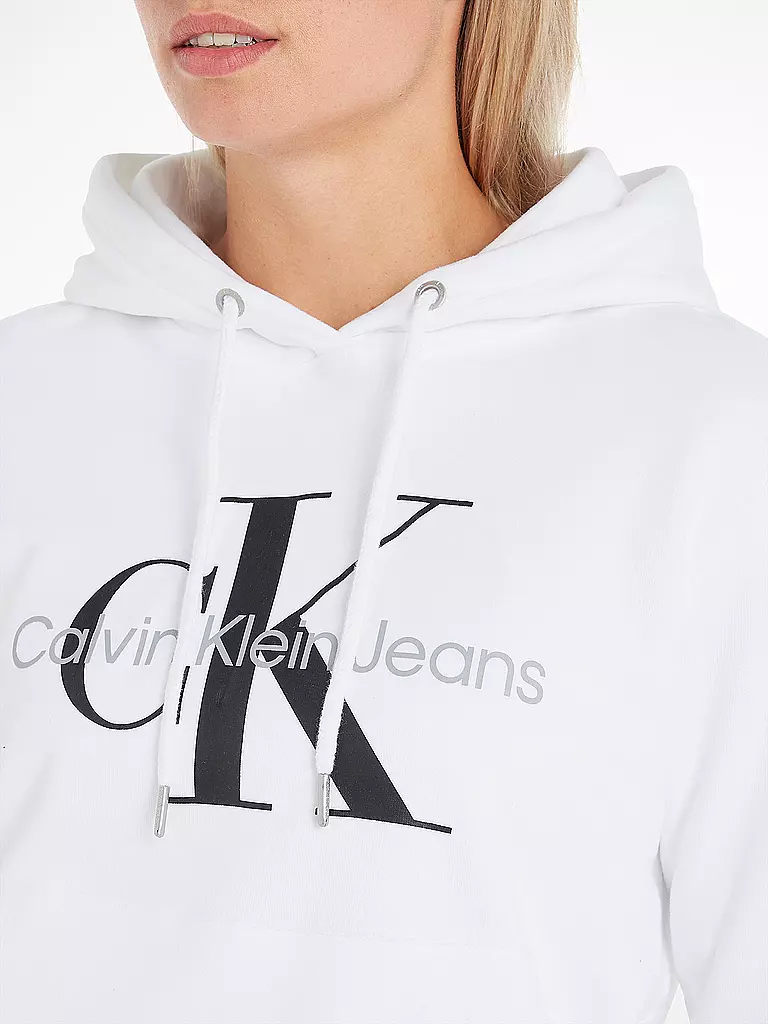 CALVIN KLEIN JEANS | Kapuzensweater - Hoodie | weiss