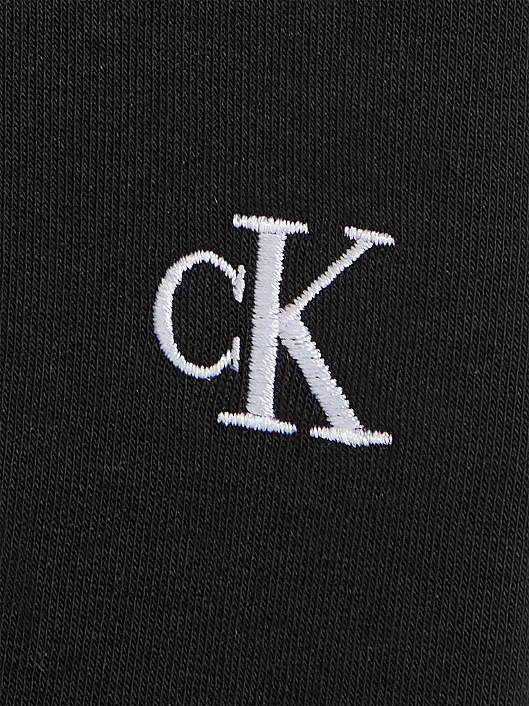 CALVIN KLEIN JEANS | Kapuzensweater - Hoodie | schwarz