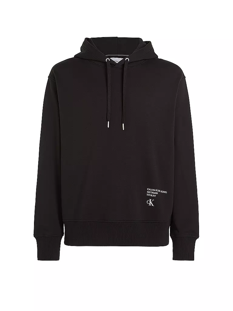 CALVIN KLEIN JEANS | Kapuzensweater- Hoodie | schwarz